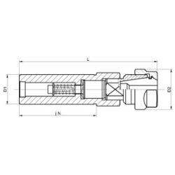 Патрон резьбонарезной BC25-WER16-130