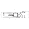 Патрон резьбонарезной BC25-WER20-130