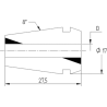 Цанга PINZA ER 16 Ø - 8,0