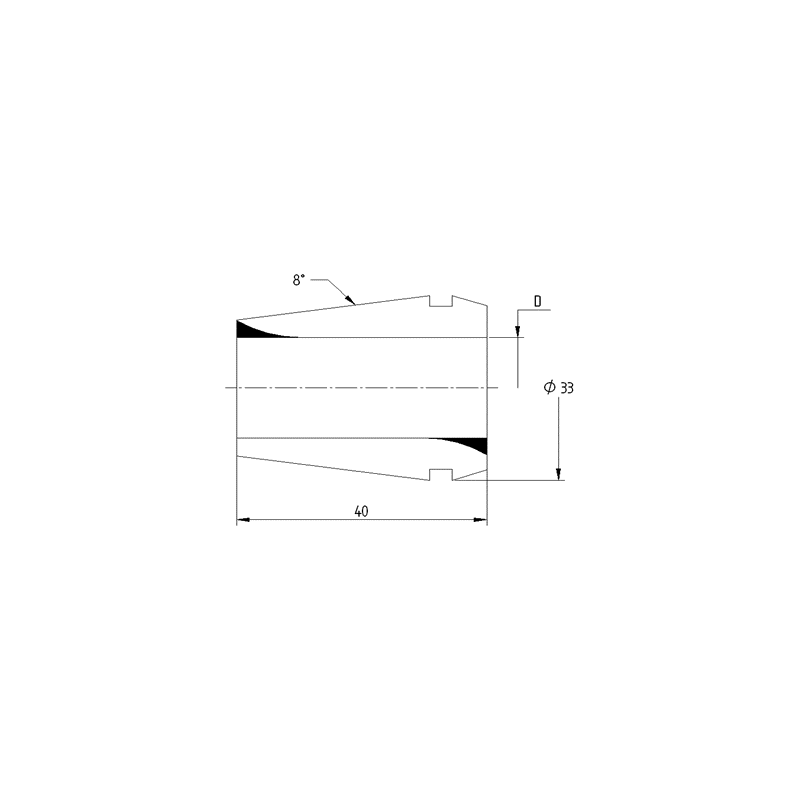 Цанга PINZA ER 32 Ø - 10,0 Цанга PINZA ER 32 Ø - 10,0