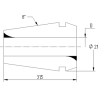 Цанга PINZA ER 20 Ø - 1,5