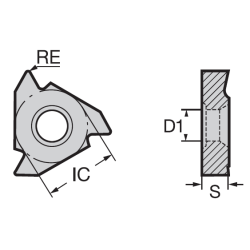 Пластина 16ER150ISO NB250U NIKKO
