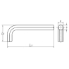 Ключ шестигранный NT-WR025 PARTS NIKKO
