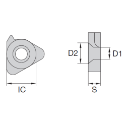 Подкладная пластина NT-SH060+1° (16ER) PARTS NIKKO