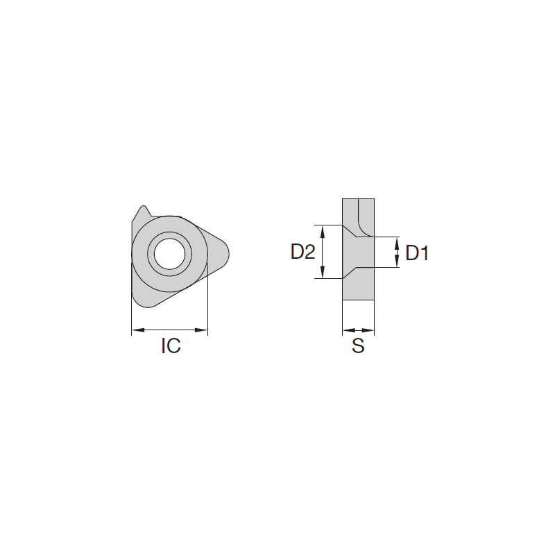 Подкладная пластина NT-SH060+1° (16ER) PARTS NIKKO