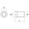 Винт подкладной пластины NT-SR010 PARTS NIKKO