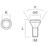 Винт подкладной пластины NT-ST250 PARTS NIKKO