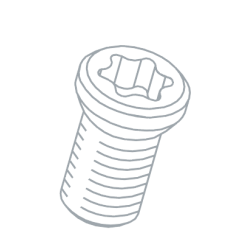 Винт подкладной пластины NT-ST250 PARTS NIKKO