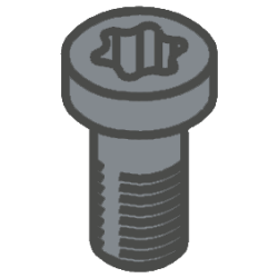 Винт подкладной пластины NT-SR012 PARTS NIKKO