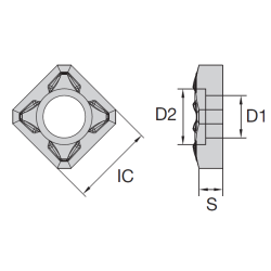 Подкладная пластина NT-SH009 (SNEX12) PARTS NIKKO