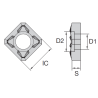Подкладная пластина NT-SH009 (SNEX12) PARTS NIKKO