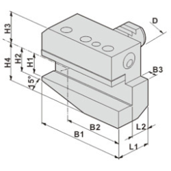 Резцедержатель B5-40x25