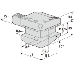 Резцедержатель CB2-40x25