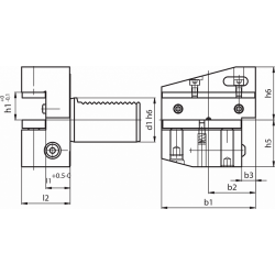 Резцедержатель RADIALE FORMA B3-60X32X60