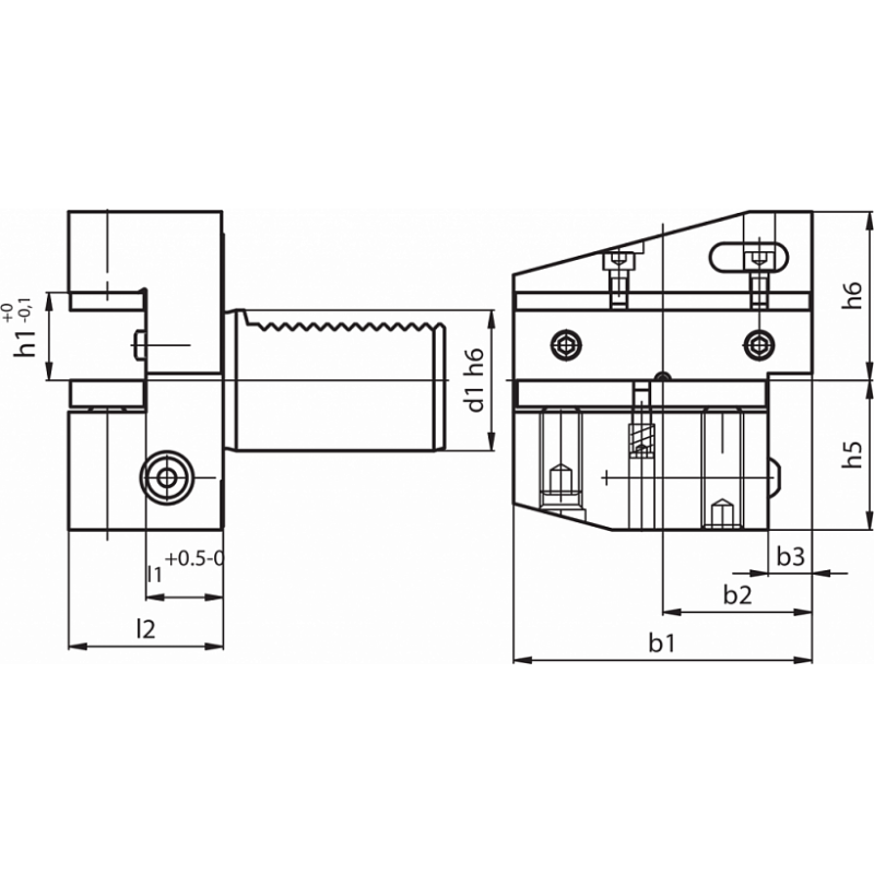 Резцедержатель RADIALE FORMA B3-60X32X60
