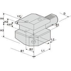 Резцедержатель CB3-30x20