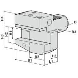 Резцедержатель B1-40x25