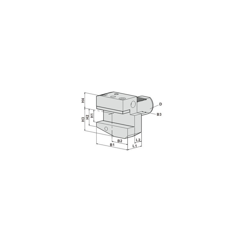 Резцедержатель B1-50x32 Резцедержатель B1-50x32