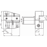 Резцедержатель RADIALE FORMA B4-30X20X60
