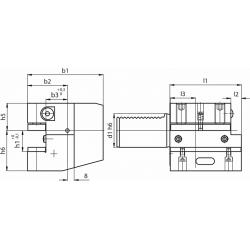 Резцедержатель ASSIALE FORMA C2-25X16X55