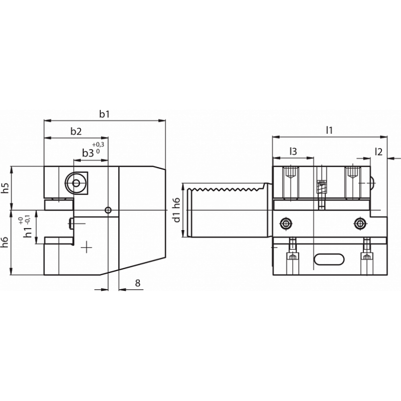 Резцедержатель ASSIALE FORMA C2-25X16X55