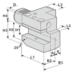 Резцедержатель C2-40x25