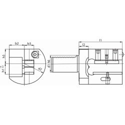 Резцедержатель ASSIALE FORMA C2S-50X32
