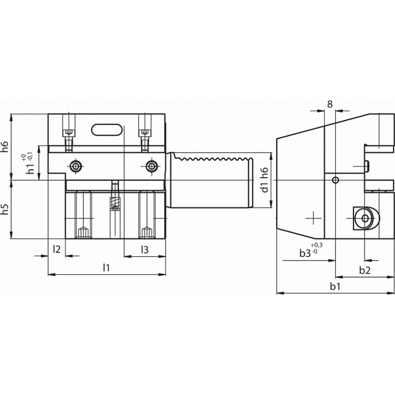 Резцедержатель ASSIALE FORMA C3-50X32
