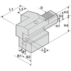 Резцедержатель C3-60x32