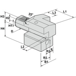 Резцедержатель C4-30x20