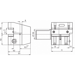 Резцедержатель ASSIALE FORMA C4-80X40X160