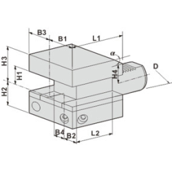 Резцедержатель D2-50x32