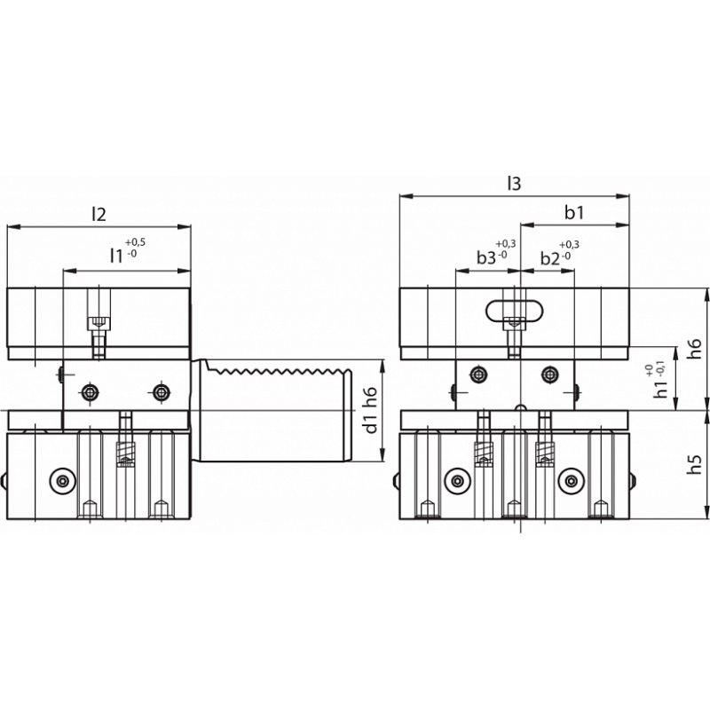 Резцедержатель PORT.COMBINATO FORMA D2-60X32
