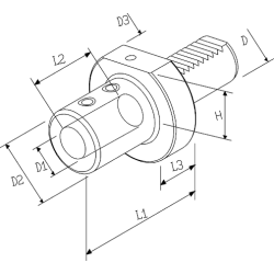 Держатель сверл E1-30x25