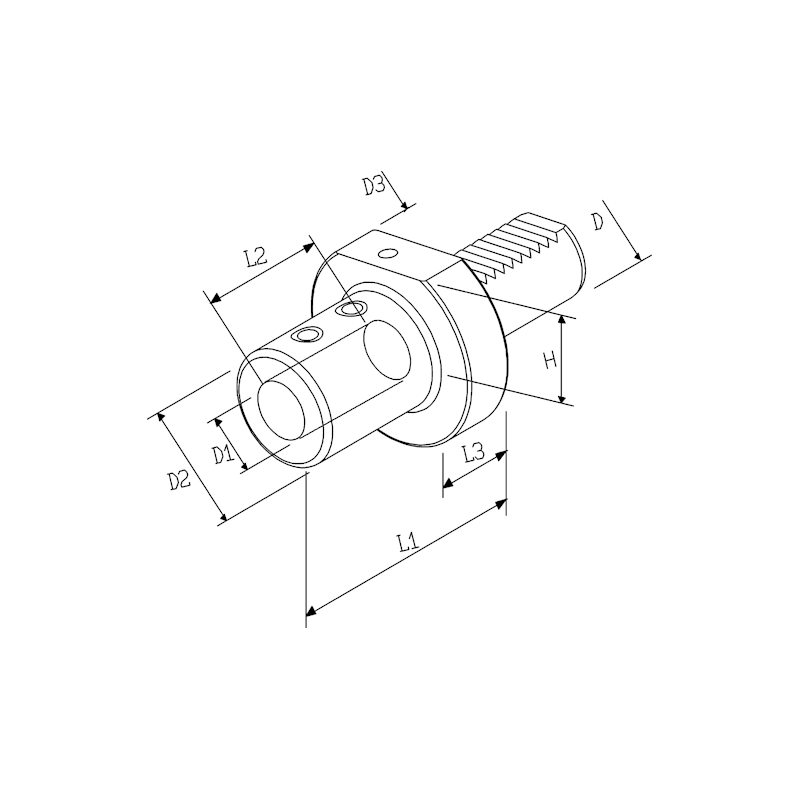 Держатель сверл E1-30x25