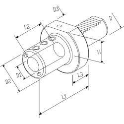Держатель расточных резцов E2-20x20