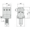 Держатель расточных резцов T1-50-50-100