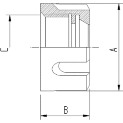 Гайка GHIERA STANDART ER 20