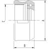 Гайка EOC 32