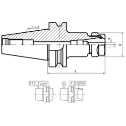 Патрон цанговый BT50-ER20-150