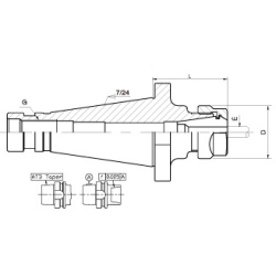 Патрон цанговый DIN2080-40-ER40