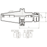 Патрон цанговый SK40-ER20-100