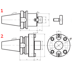 Оправка BT40-FMB(C)27-105