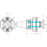 Оправка ISO40 MAS403BT P/F TRA.FR. H60 D40FM