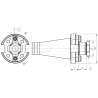 Оправка ISO50 DIN2080 P/F TRA. FR. H30 D60