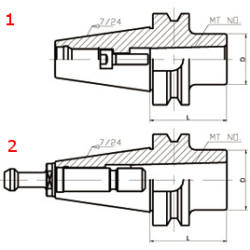 Оправка BT40-MTB2-60