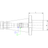 Оправка ISO40 DIN2080 H50 CM2 FRESE