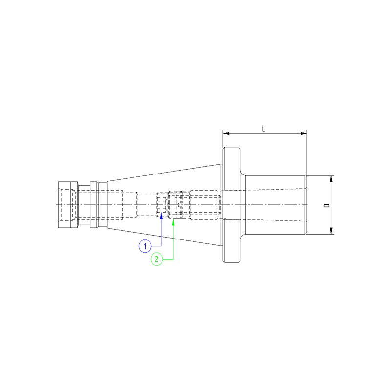 Оправка ISO50 DIN2080 H 115 CM3 FRESE