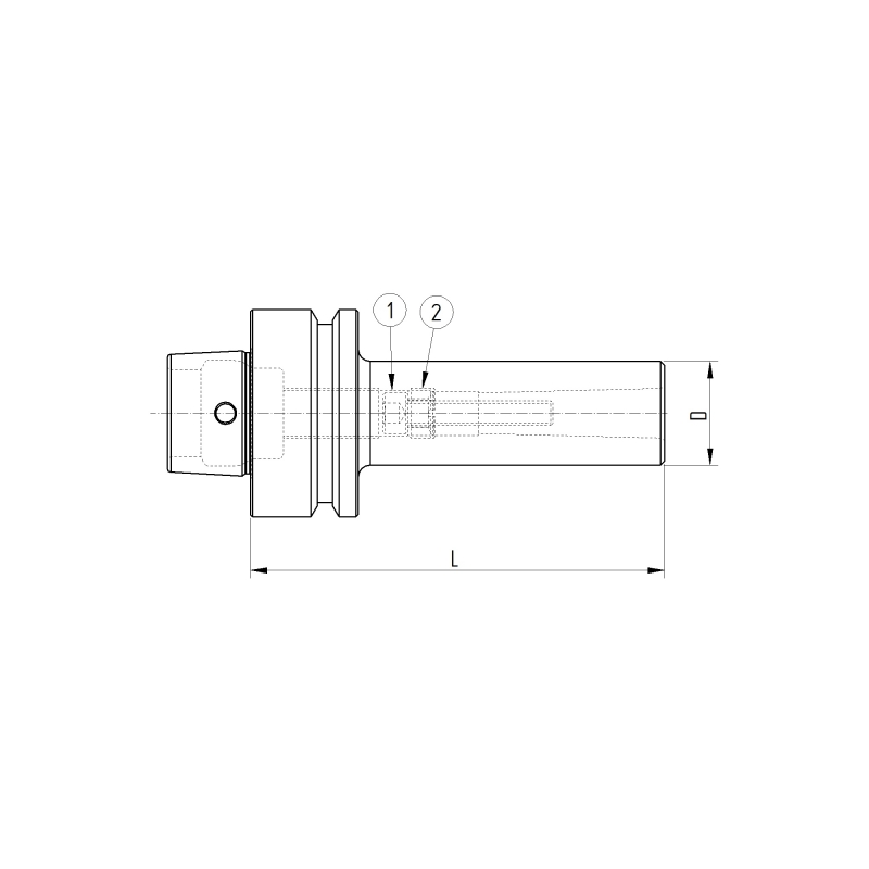 Оправка HSK100/A DIN69893 H120 CM2 FRESE