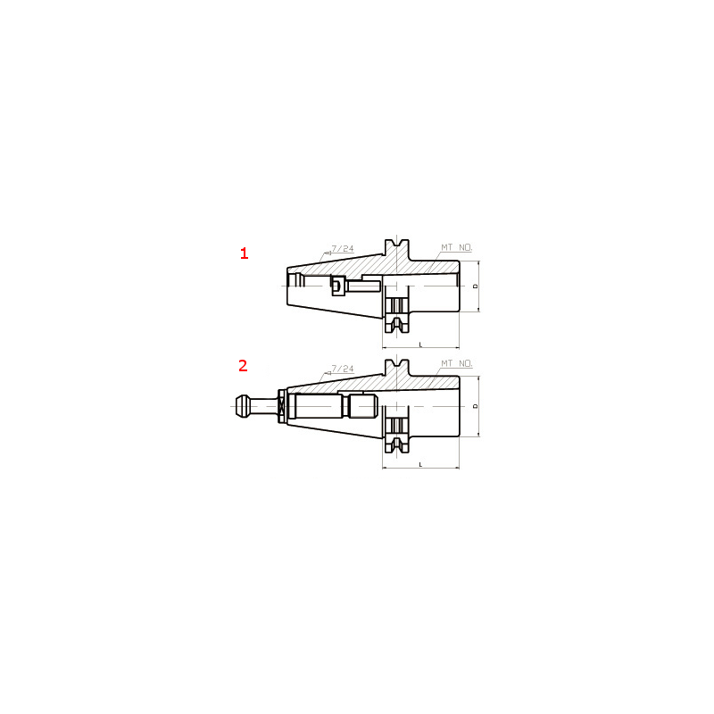 Оправка SK40-MTB2-50
